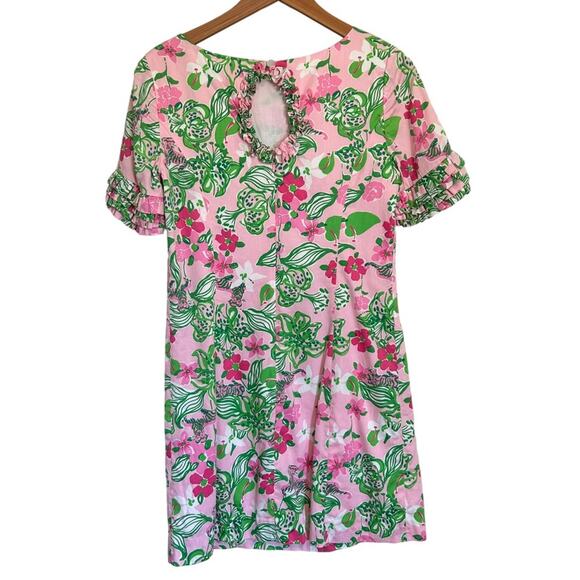 Lilly Pulitzer Pink Jubilee Tiger Lily Shift Dress 6 - Picture 2 of 13